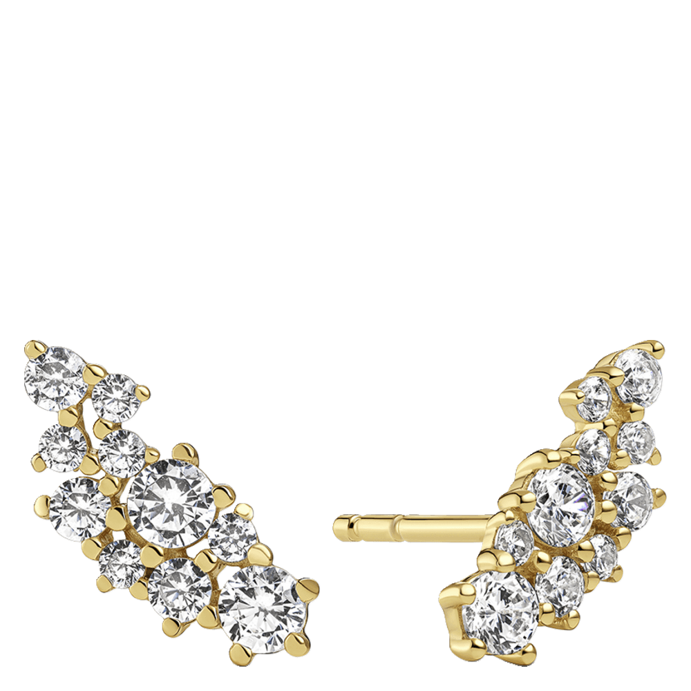 Cristallo Piccolo Øreringe 18k gold plated