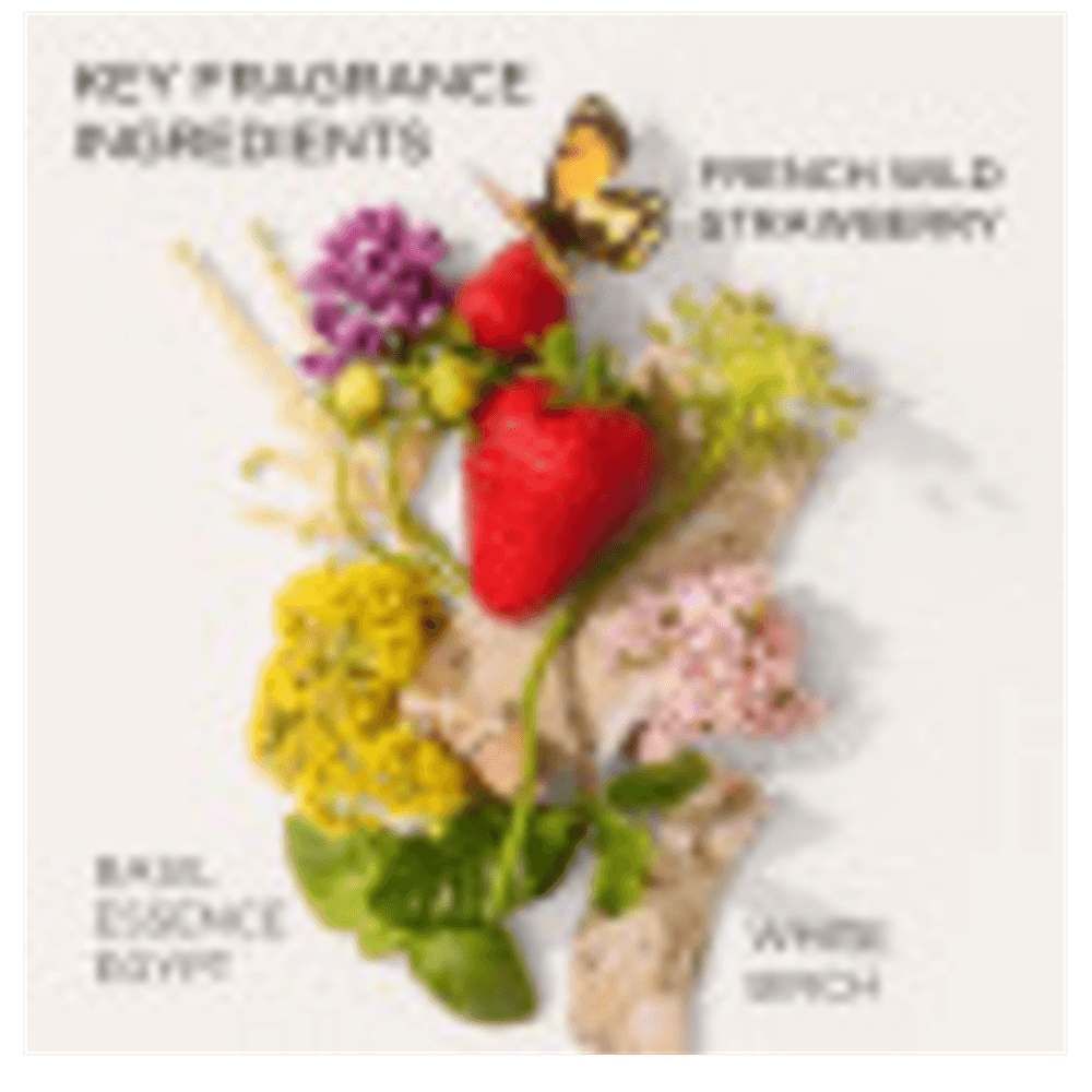 Green Tea Strawberry Basil Honey Drops Body Cream
