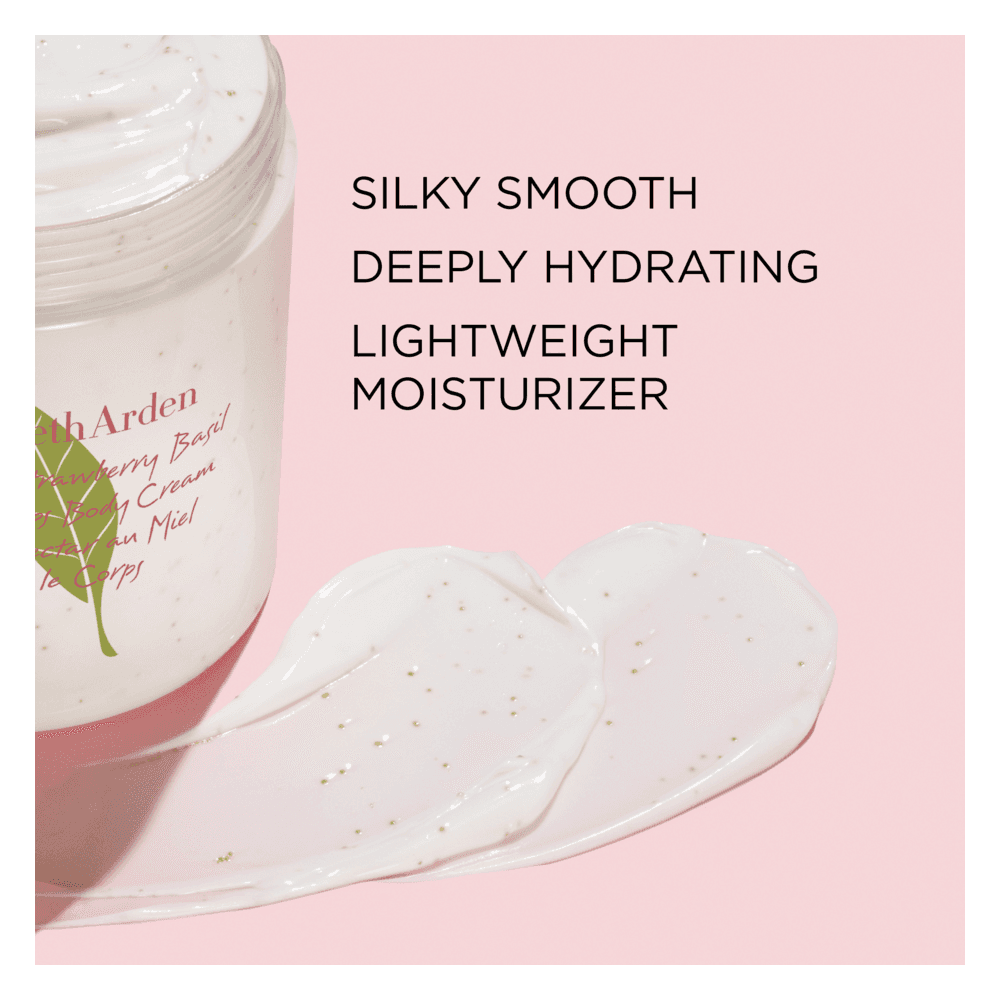 Green Tea Strawberry Basil Honey Drops Body Cream