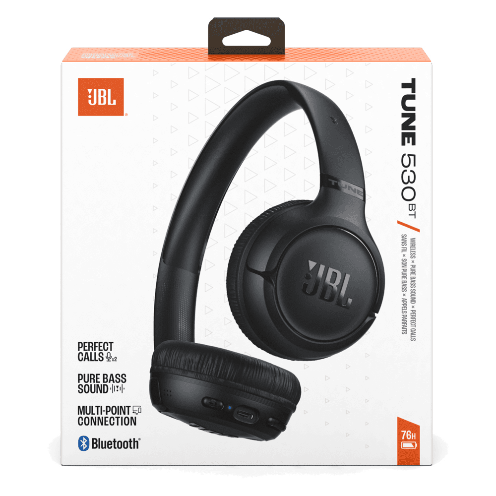 JBL Tune 530BT wireless hovedtelefoner Black